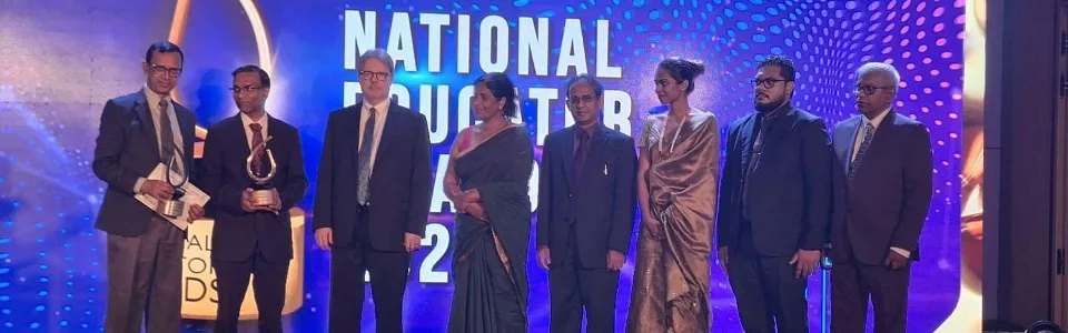 Prof. Sanath Jayasena Honored with the Silver Award for National Educator Award in Computing