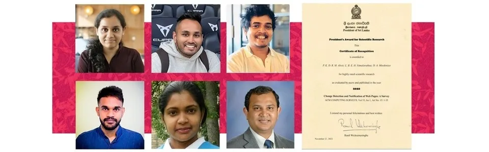 President's Awards for Scientific Research 2023 (for the year 2020 publications)