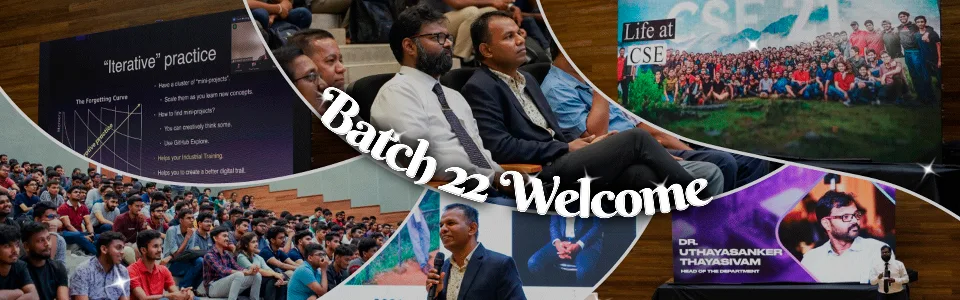 The CSE 22 Batch Inauguration