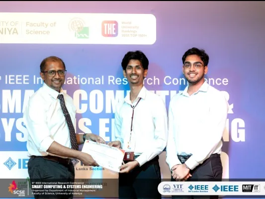 CSE Undergraduate Project Group Wins the Best Paper Award in SCSE 2026